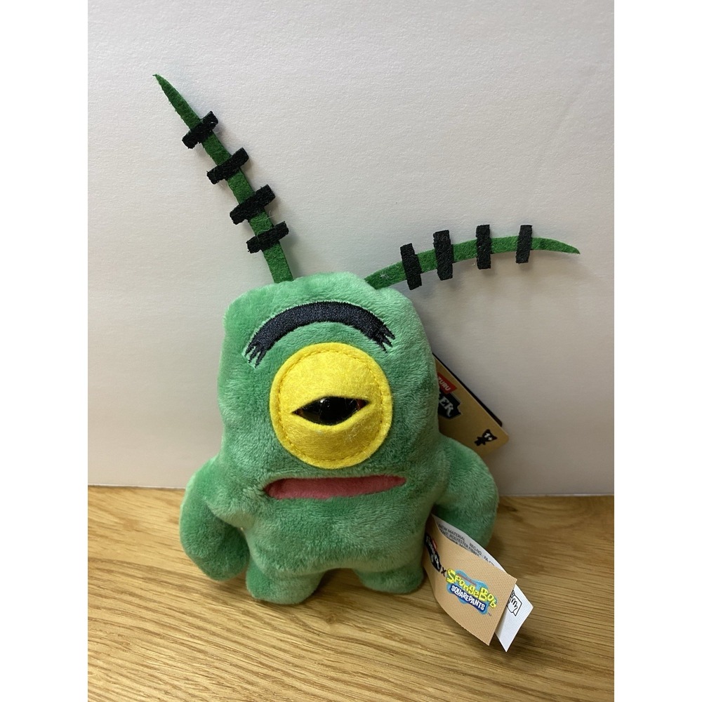 Fuggler‎ x Spongebob Squarepants Plush KeyRing PLANKTON 5"